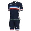 Fietskleding (Fietsshirt + Korte Koersbroek) 2022 Frankrijk Nationaal Team - Blauw